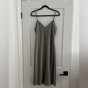 Wilfred Smoky Sage New Only Slip Midi Dress